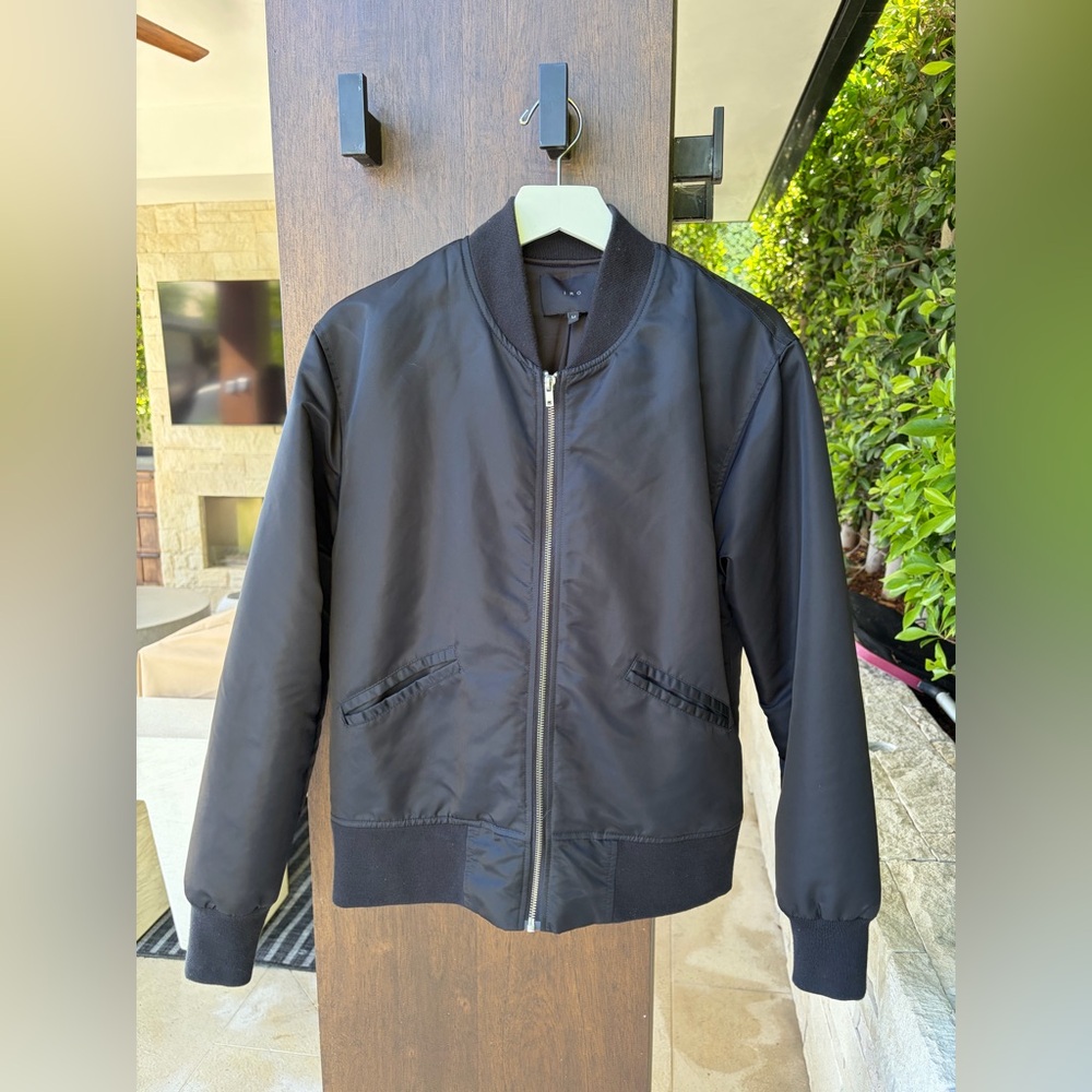 IRO Black Bomber Jacket